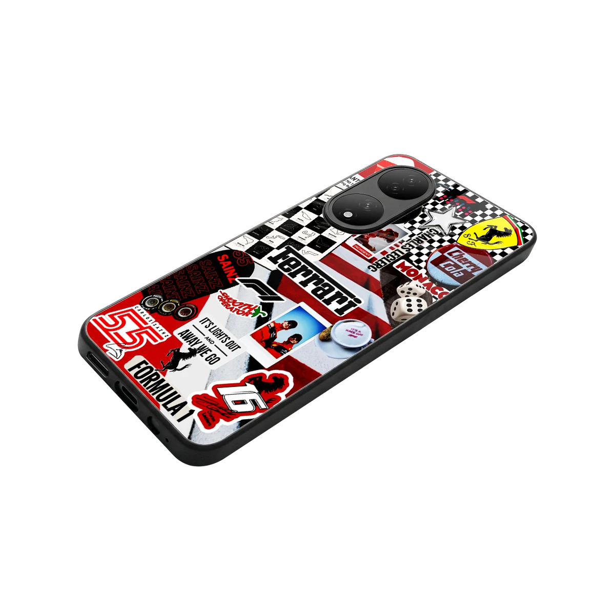 F1 Icon stylish phone case for Vivo-y100 | glossy glass and slim fit