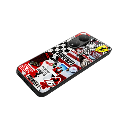 F1 Icon stylish phone case for Vivo-y100 | glossy glass and slim fit