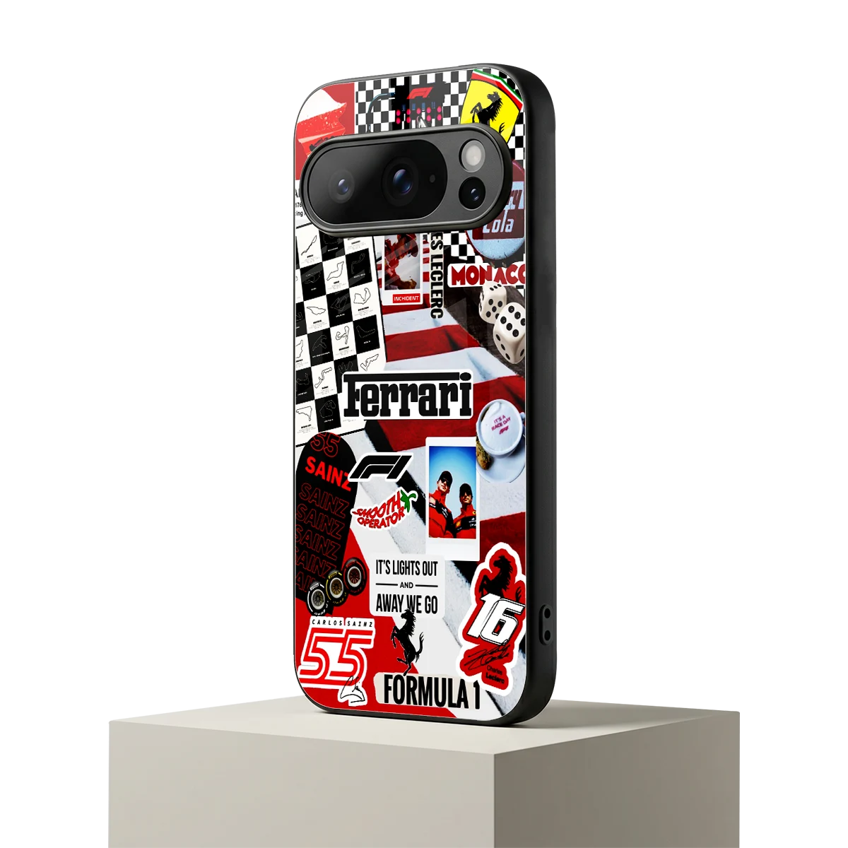 F1 Icon google pixel 10 pro mobile cover | shockproof glass phone case