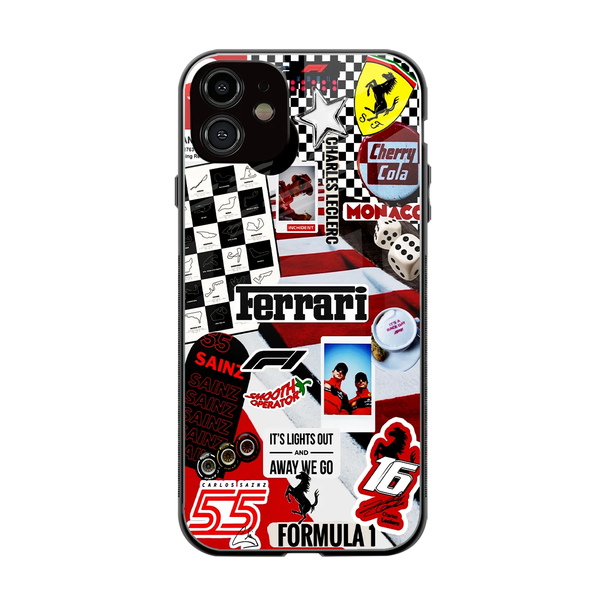 F1 Icon back phone cover | glass case for iphone 11