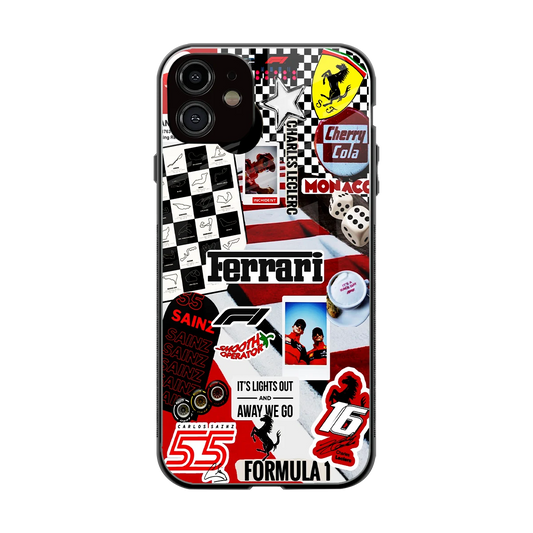 F1 Icon back phone cover | glass case for iphone 11