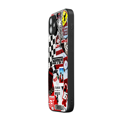 F1 Icon iphone 12 mobile cover | shockproof glass phone case
