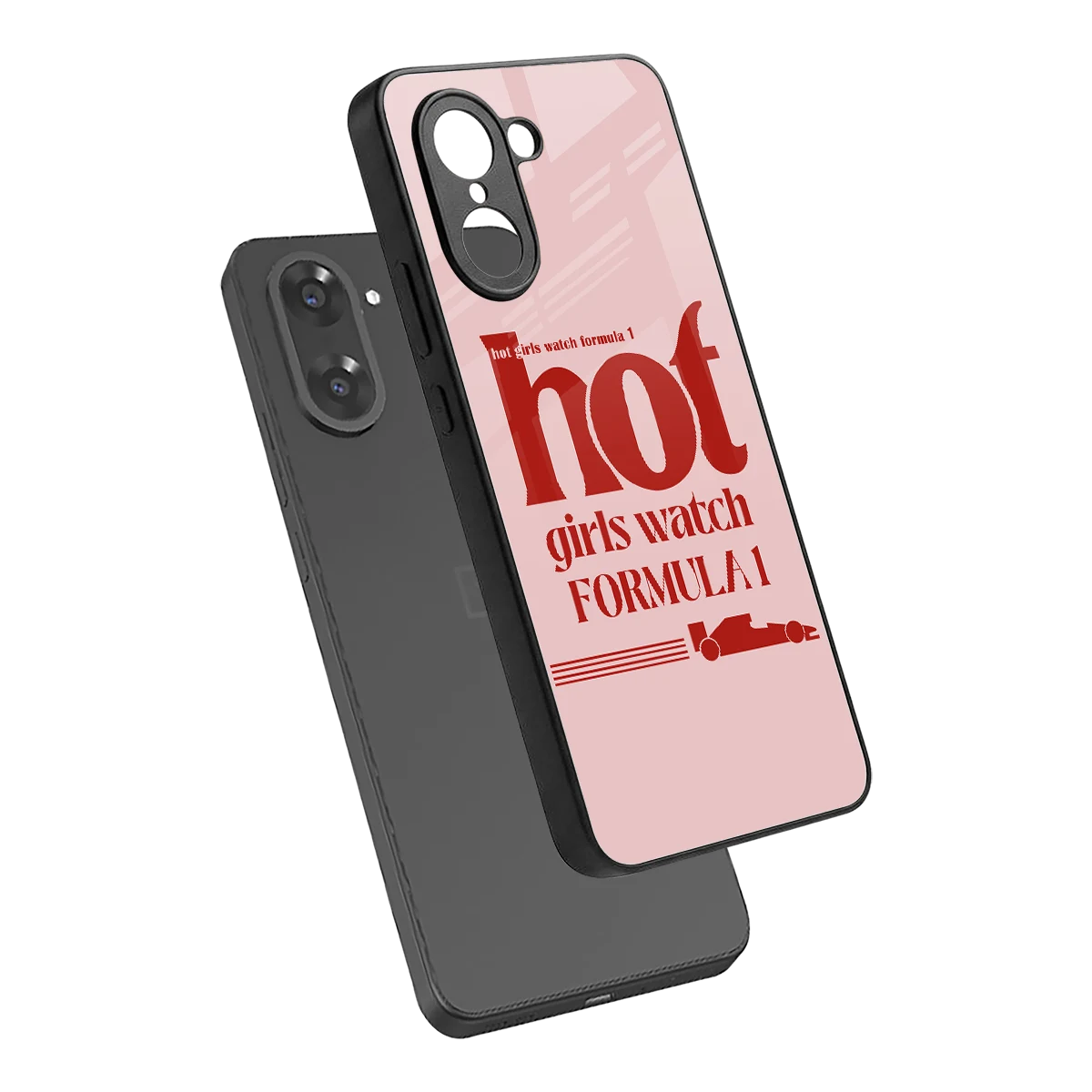 F1 Queen sleek oneplus nord ce5 5g cover with tempered glass back and TPU edges