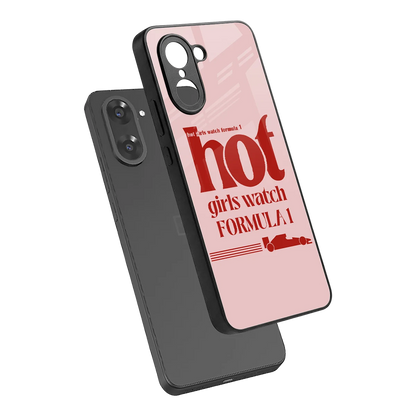 F1 Queen sleek oneplus nord ce5 5g cover with tempered glass back and TPU edges