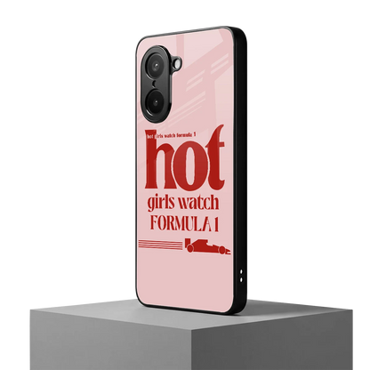 F1 Queen oneplus nord ce5 5g mobile cover | shockproof glass phone case