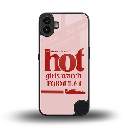 F1 Queen back phone cover | glass case for cmf nothing phone 1