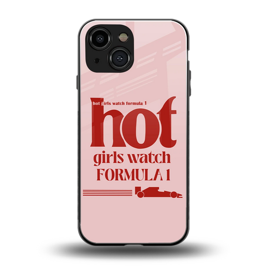 F1 Queen back phone cover | glass case for iphone 13 mini