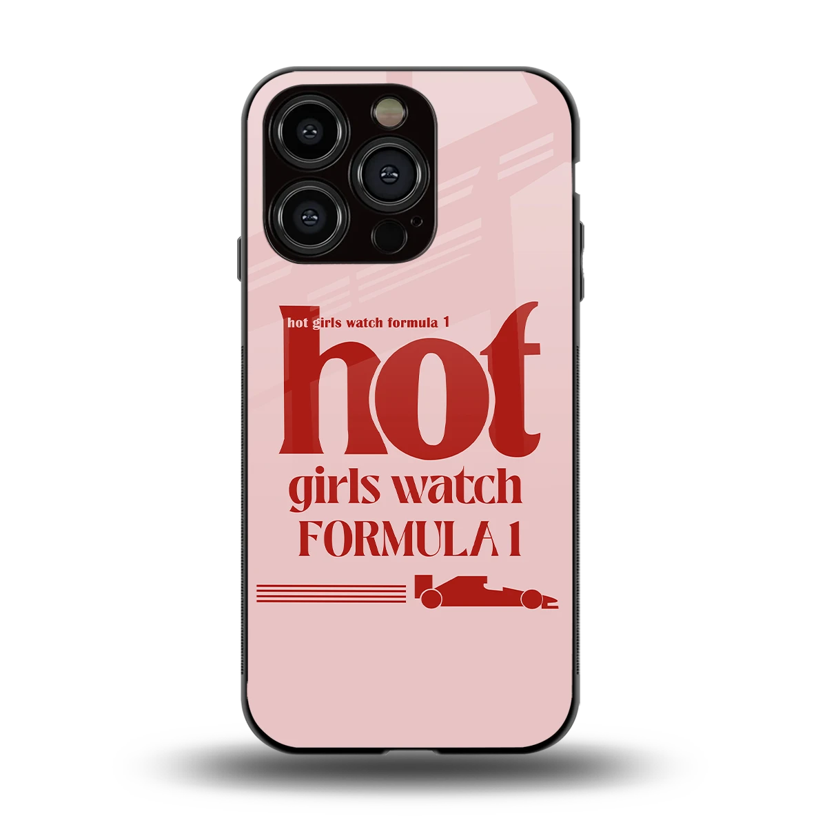 F1 Queen back phone cover | glass case for iphone 13 pro