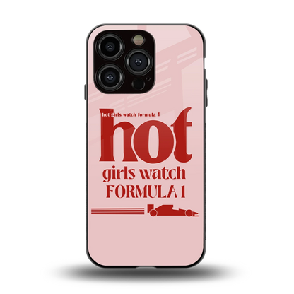 F1 Queen back phone cover | glass case for iphone 13 pro