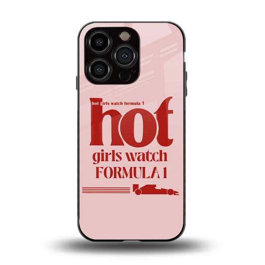 F1 Queen back phone cover | glass case for iphone 13 pro
