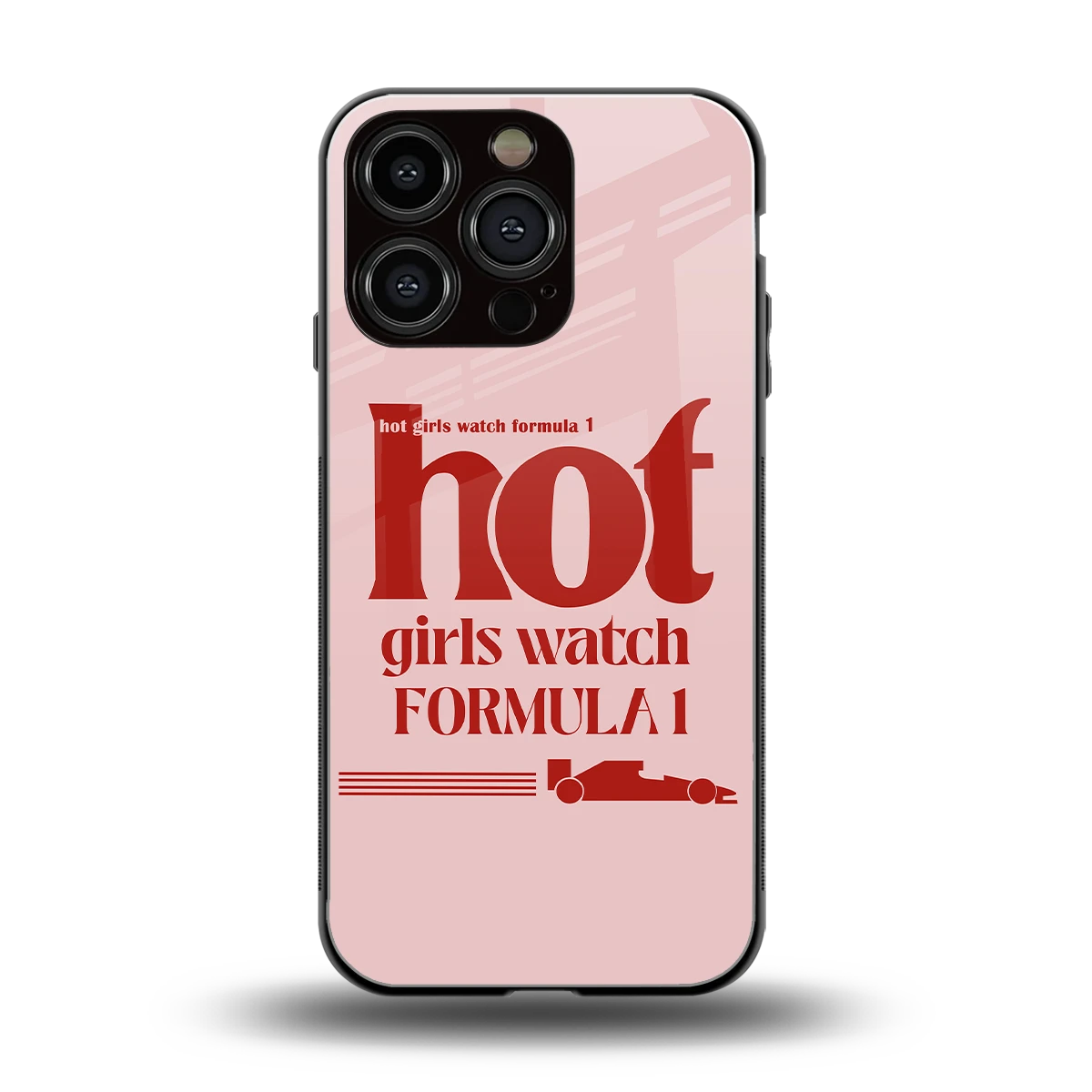 F1 Queen back phone cover | glass case for iphone 16 pro