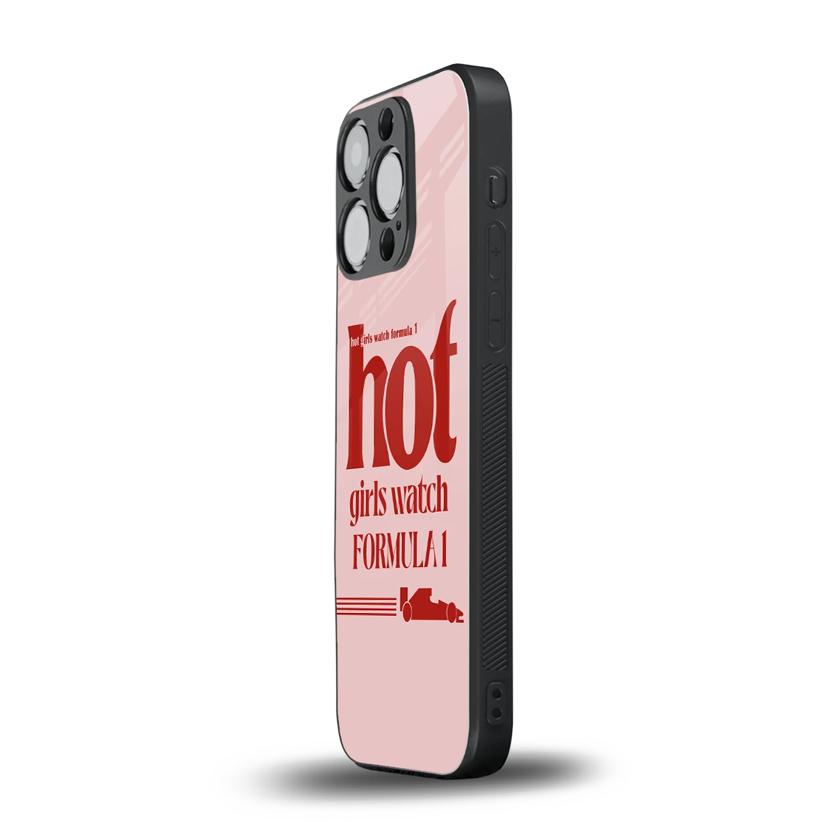 F1 Queen iphone 16 pro mobile cover | shockproof glass phone case