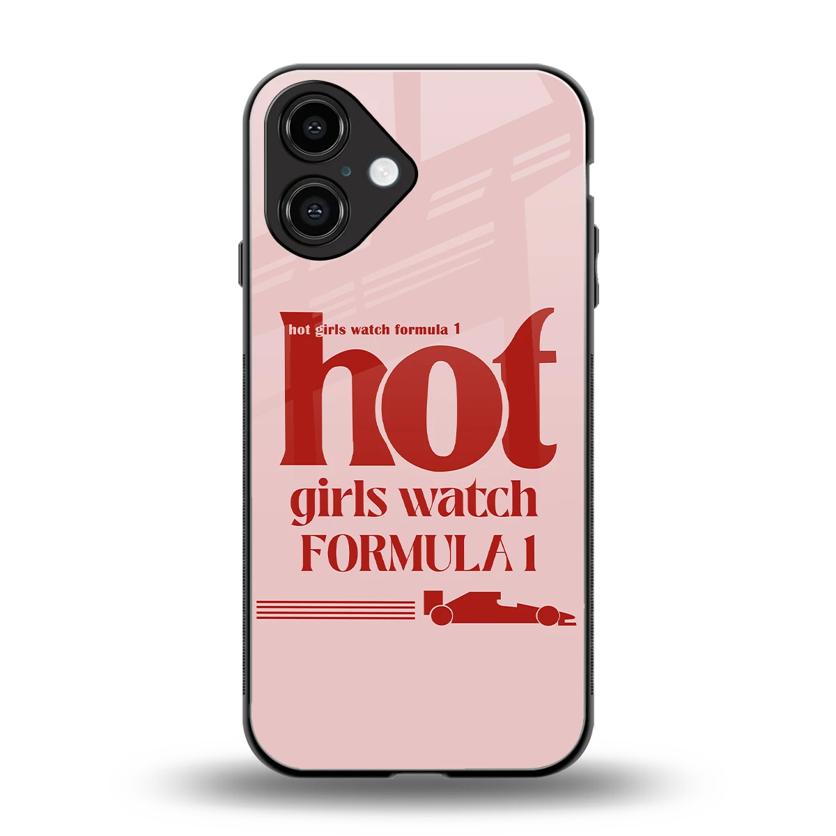 F1 Queen back phone cover | glass case for iphone 16