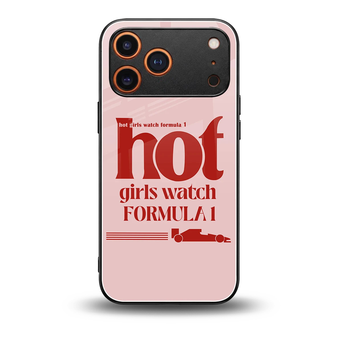 F1 Queen back phone cover | glass case for iphone 17 pro