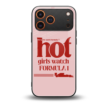 F1 Queen back phone cover | glass case for iphone 17 pro