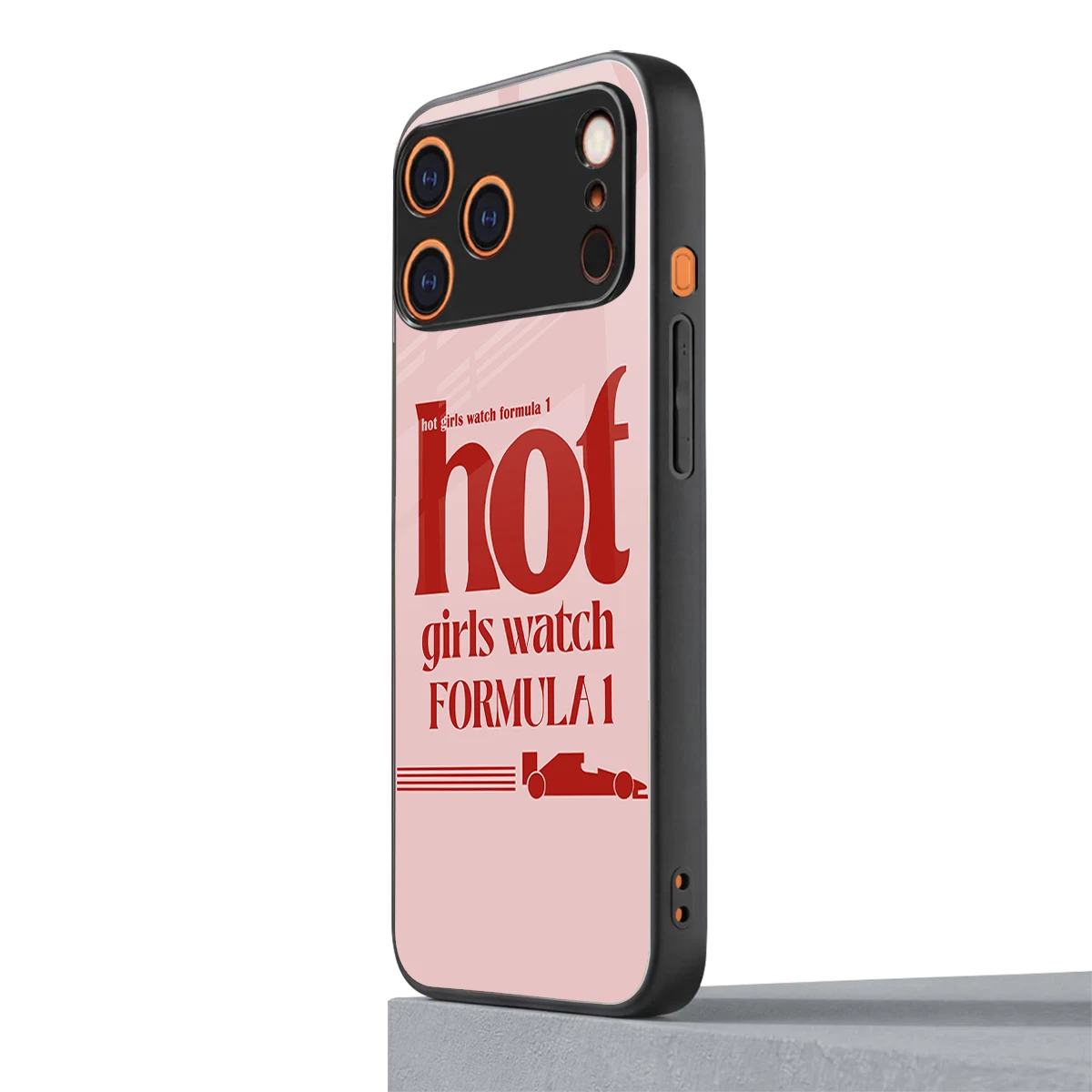 F1 Queen iphone 17 pro mobile cover | shockproof glass phone case