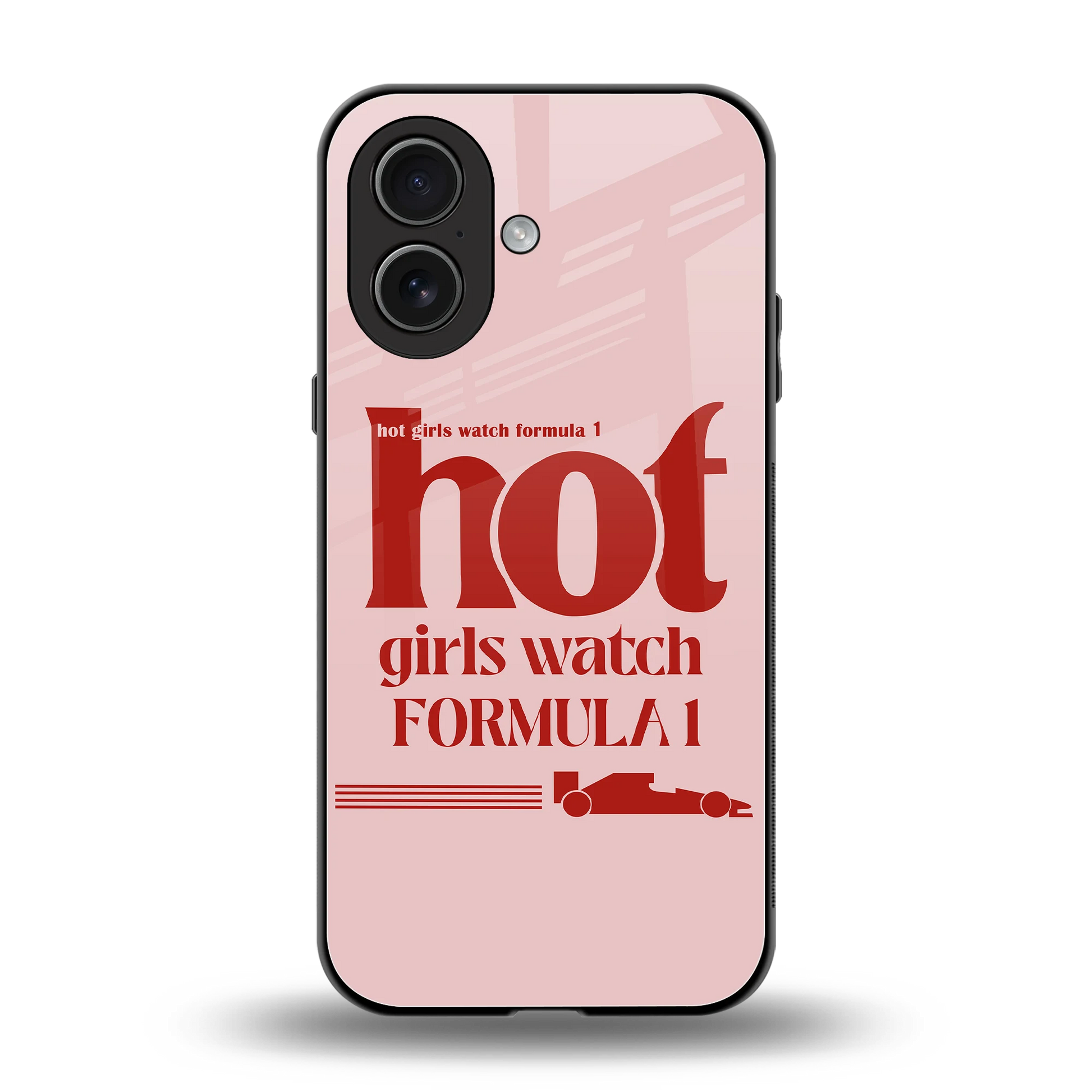 F1 Queen back phone cover | glass case for iphone 17