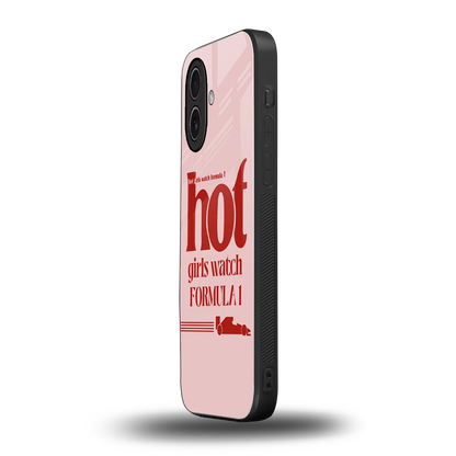 F1 Queen iphone 17 mobile cover | shockproof glass phone case