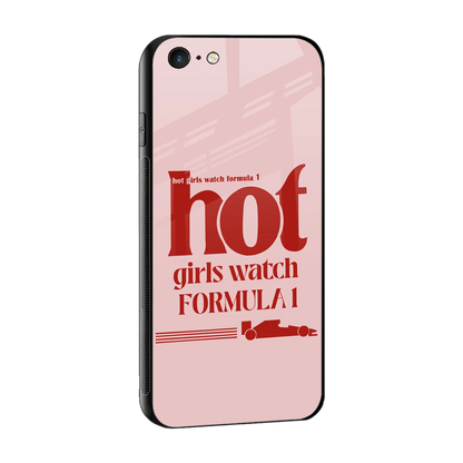 F1 Queen sleek iphone 6s cover with tempered glass back and TPU edges