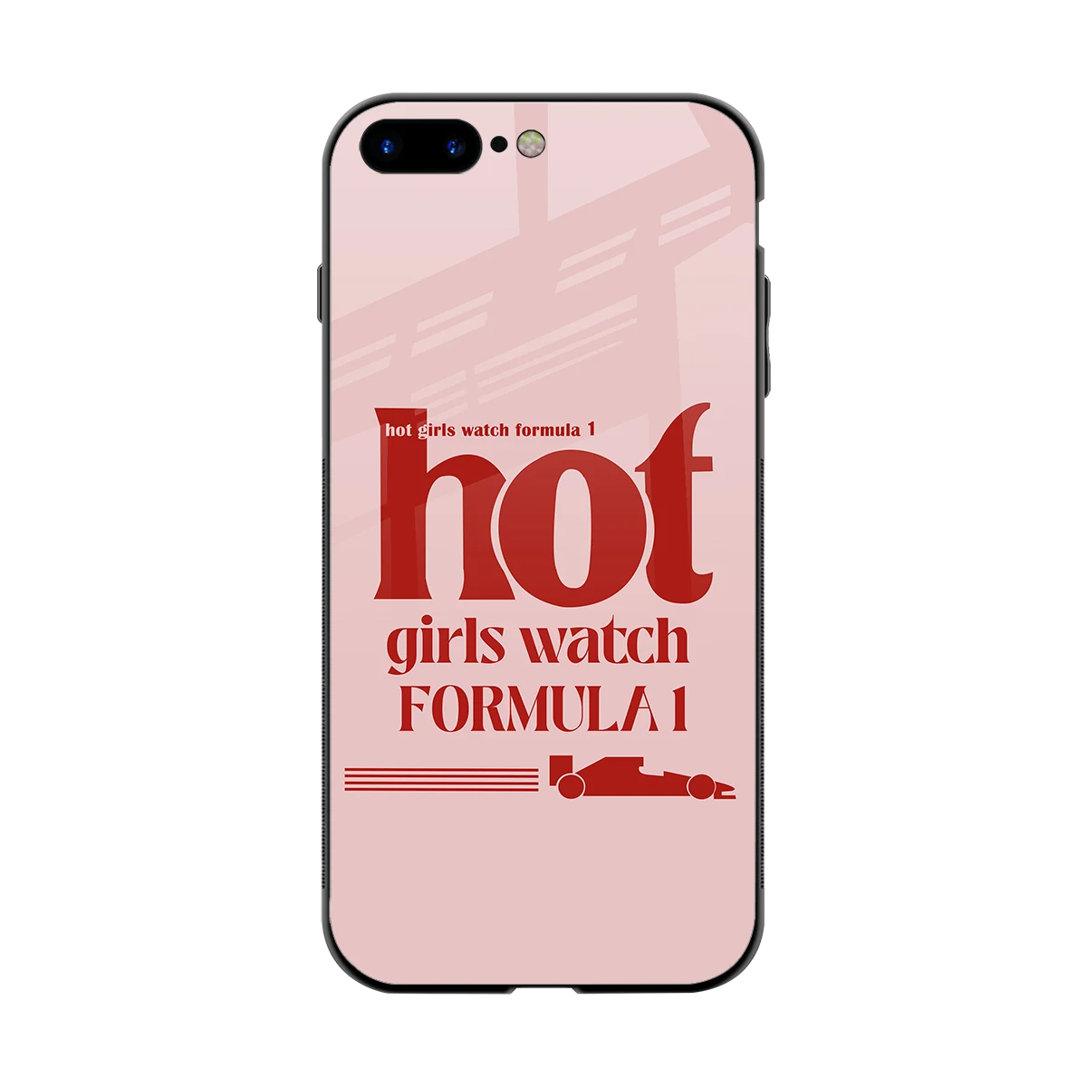 F1 Queen back phone cover | glass case for iphone 7 plus