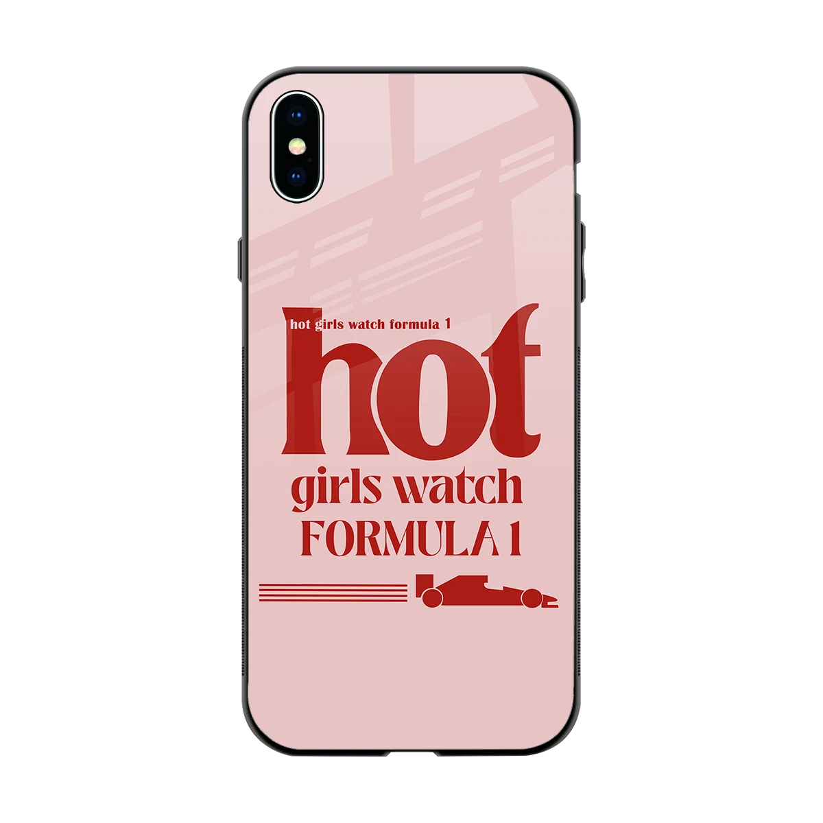 F1 Queen back phone cover | glass case for iphone xs max