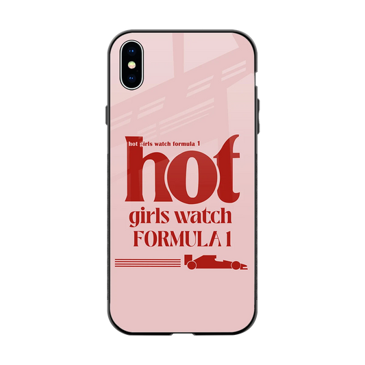 F1 Queen back phone cover | glass case for iphone xs max