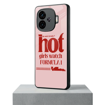 F1 Queen iqoo neo 10r 5g mobile cover | shockproof glass phone case