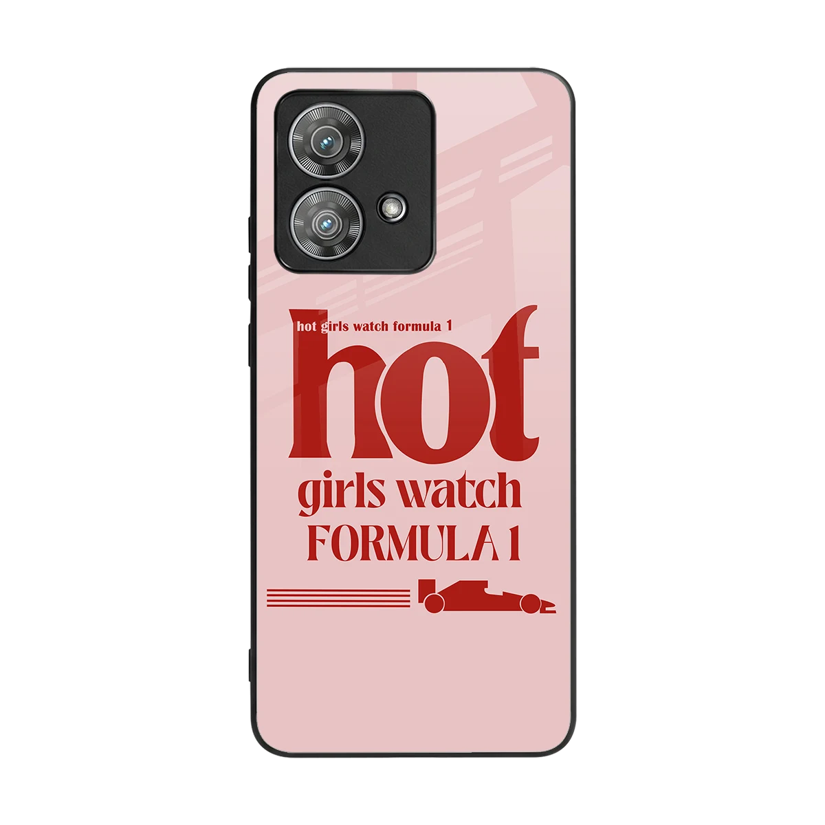F1 Queen back phone cover | glass case for motorola edge 40 neo 5g