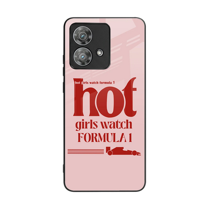 F1 Queen back phone cover | glass case for motorola edge 40 neo 5g