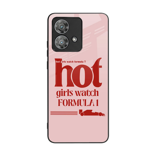 F1 Queen back phone cover | glass case for motorola edge 40 neo 5g