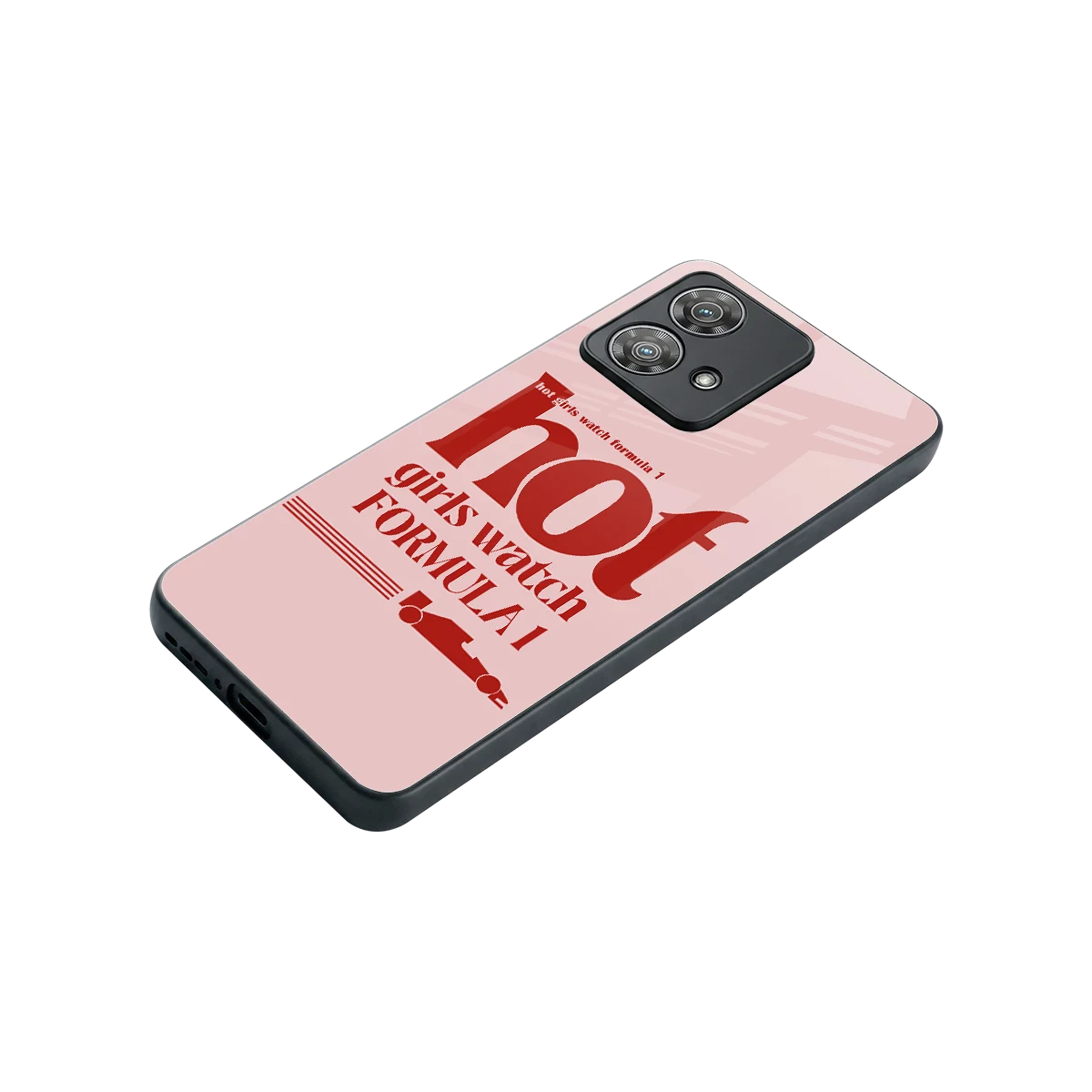 F1 Queen stylish phone case for motorola edge 40 neo 5g | glossy glass and slim fit