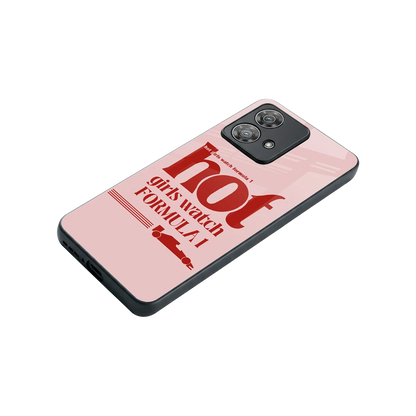 F1 Queen stylish phone case for motorola edge 40 neo 5g | glossy glass and slim fit