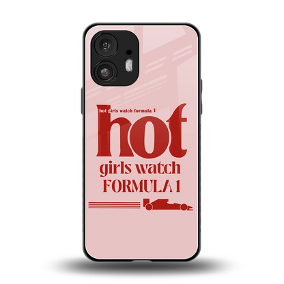 F1 Queen back phone cover | glass case for nothing phone 2