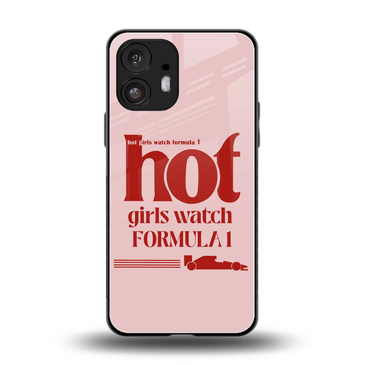 F1 Queen back phone cover | glass case for nothing phone 2