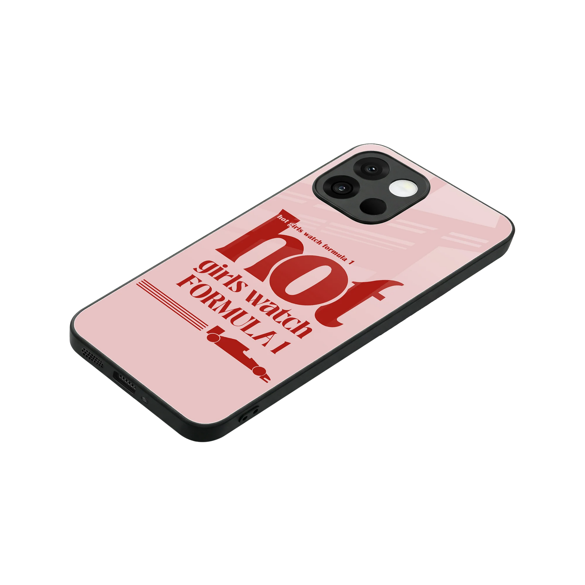 F1 Queen stylish phone case for oneplus 13s | glossy glass and slim fit