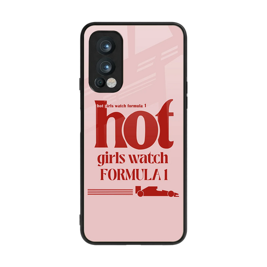 F1 Queen back phone cover | glass case for oneplus nord 2