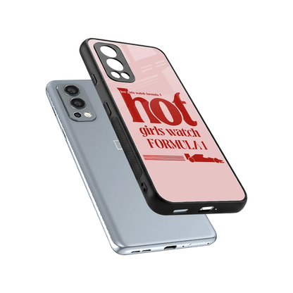 F1 Queen sleek oneplus nord 2 cover with tempered glass back and TPU edges