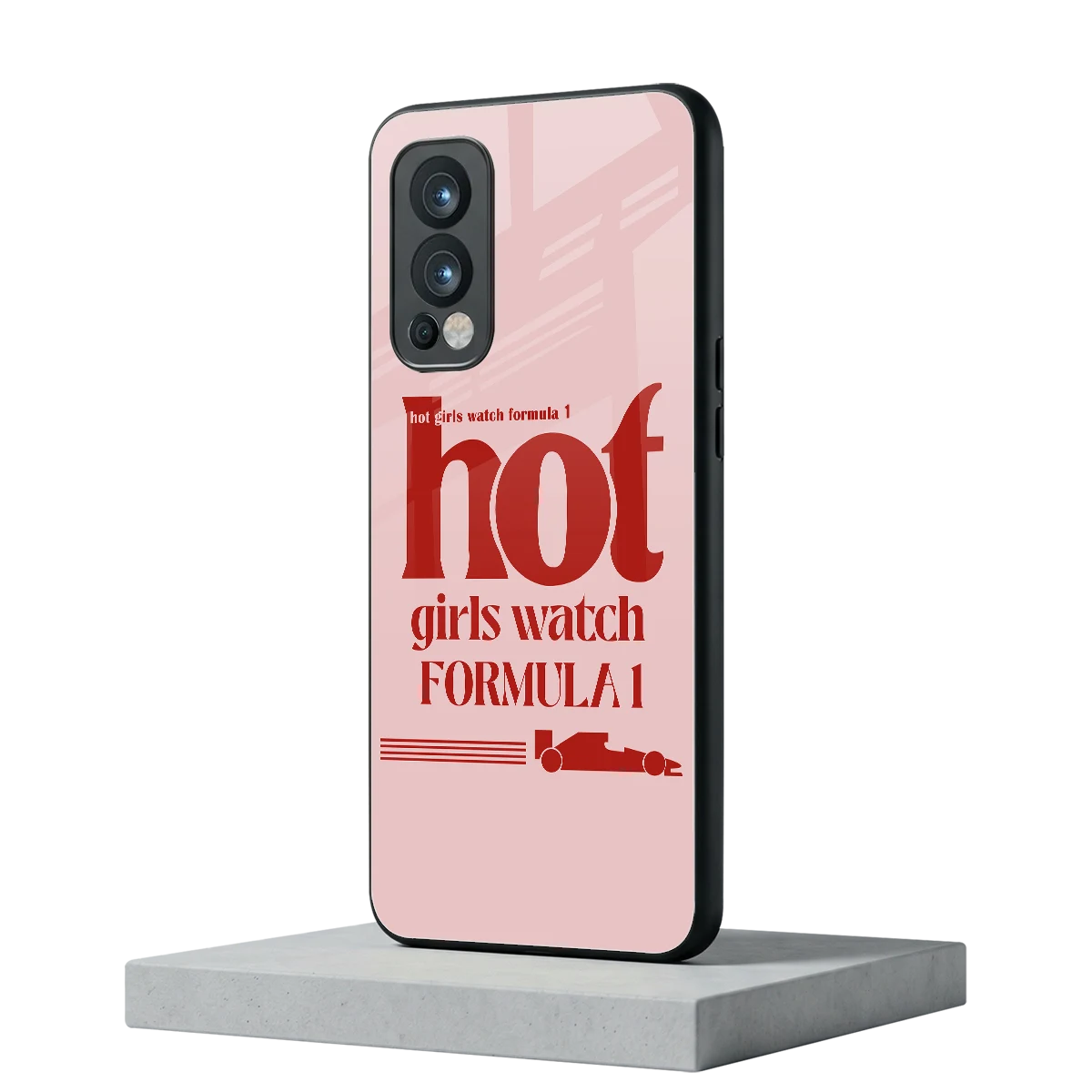 F1 Queen oneplus nord 2 mobile cover | shockproof glass phone case