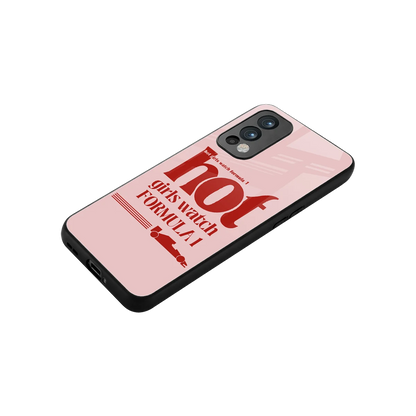 F1 Queen stylish phone case for oneplus nord 2 | glossy glass and slim fit