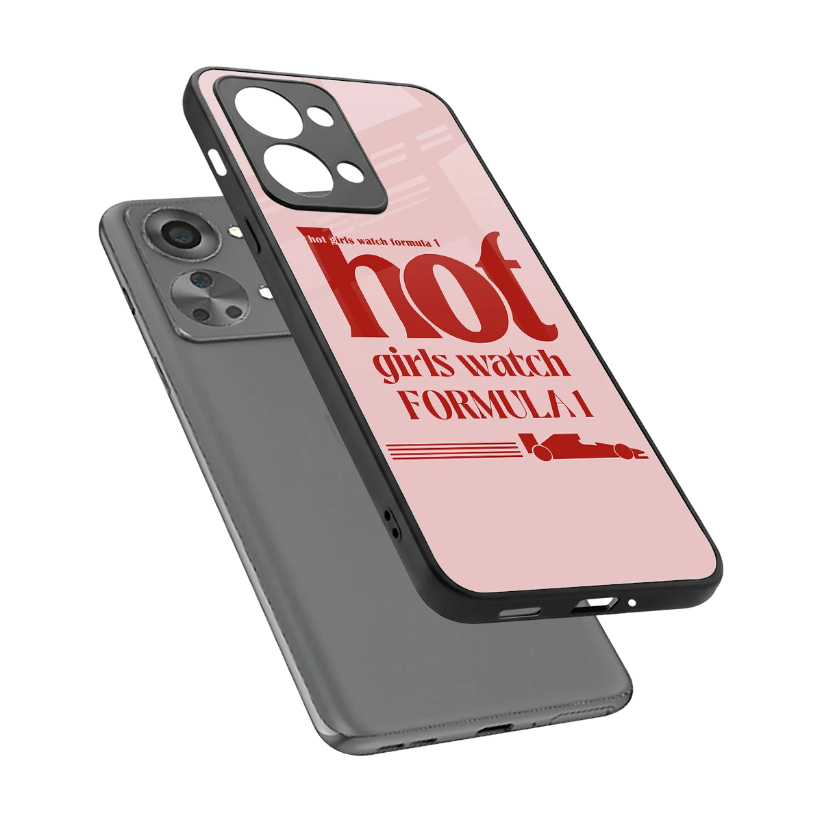 F1 Queen sleek oneplus nord 2t cover with tempered glass back and TPU edges