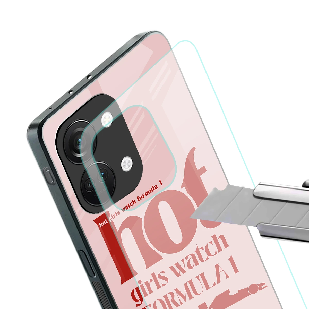 F1 Queen stylish phone case for oneplus nord 3 | glossy glass and slim fit