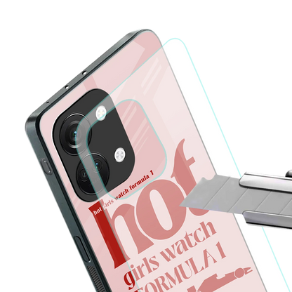 F1 Queen stylish phone case for oneplus nord 3 | glossy glass and slim fit