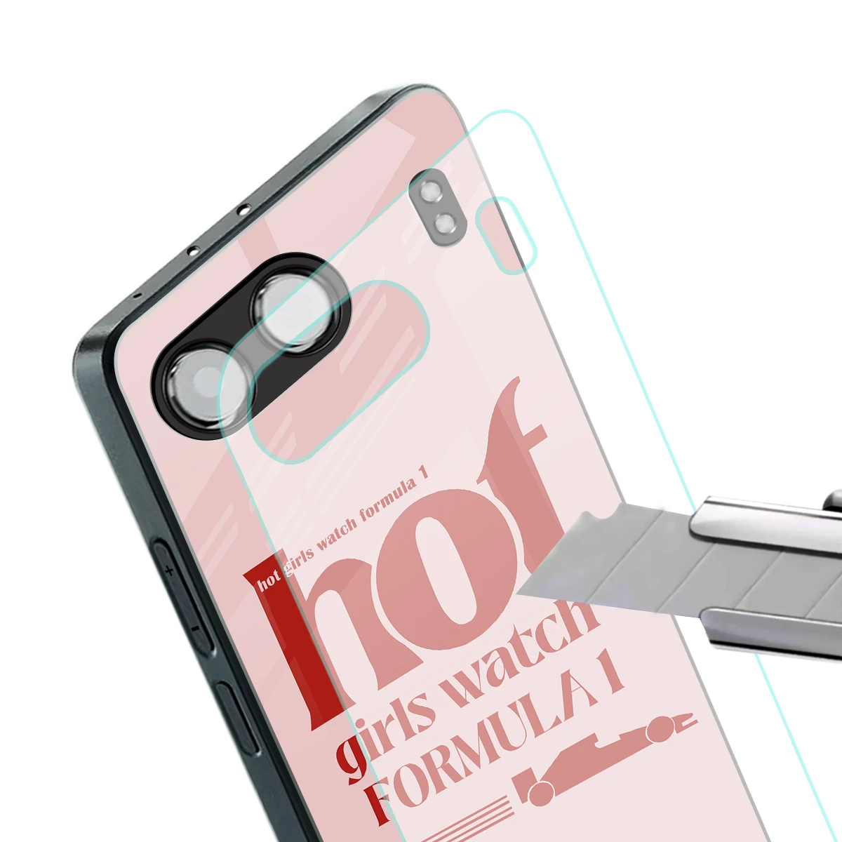 F1 Queen stylish phone case for oneplus nord 4 | glossy glass and slim fit