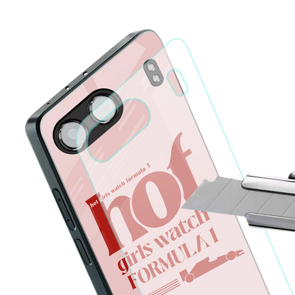 F1 Queen stylish phone case for oneplus nord 4 | glossy glass and slim fit