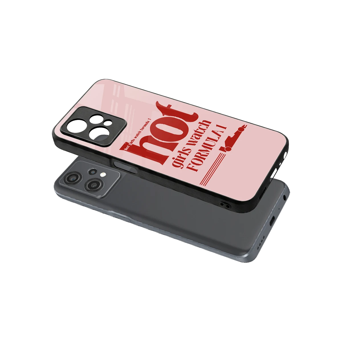 F1 Queen sleek oneplus nord ce 2 lite cover with tempered glass back and TPU edges