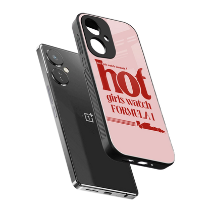 F1 Queen sleek oneplus nord ce 3 cover with tempered glass back and TPU edges