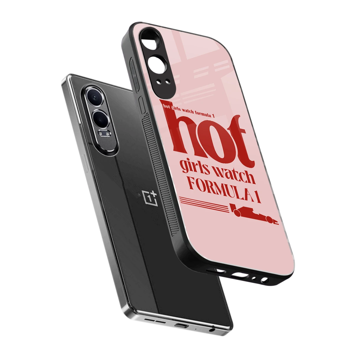 F1 Queen sleek oneplus nord ce 4 lite cover with tempered glass back and TPU edges