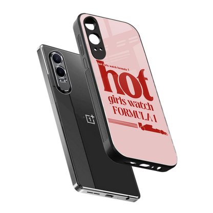 F1 Queen sleek oneplus nord ce 4 lite cover with tempered glass back and TPU edges