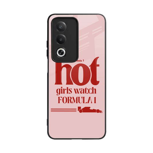 F1 Queen back phone cover | glass case for oppo a3 pro