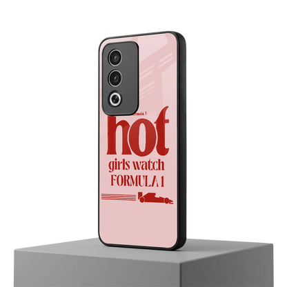 F1 Queen oppo a3 pro mobile cover | shockproof glass phone case